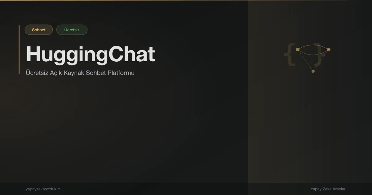 HuggingChat — Hugging Face açık kaynak sohbet platform hero görseli