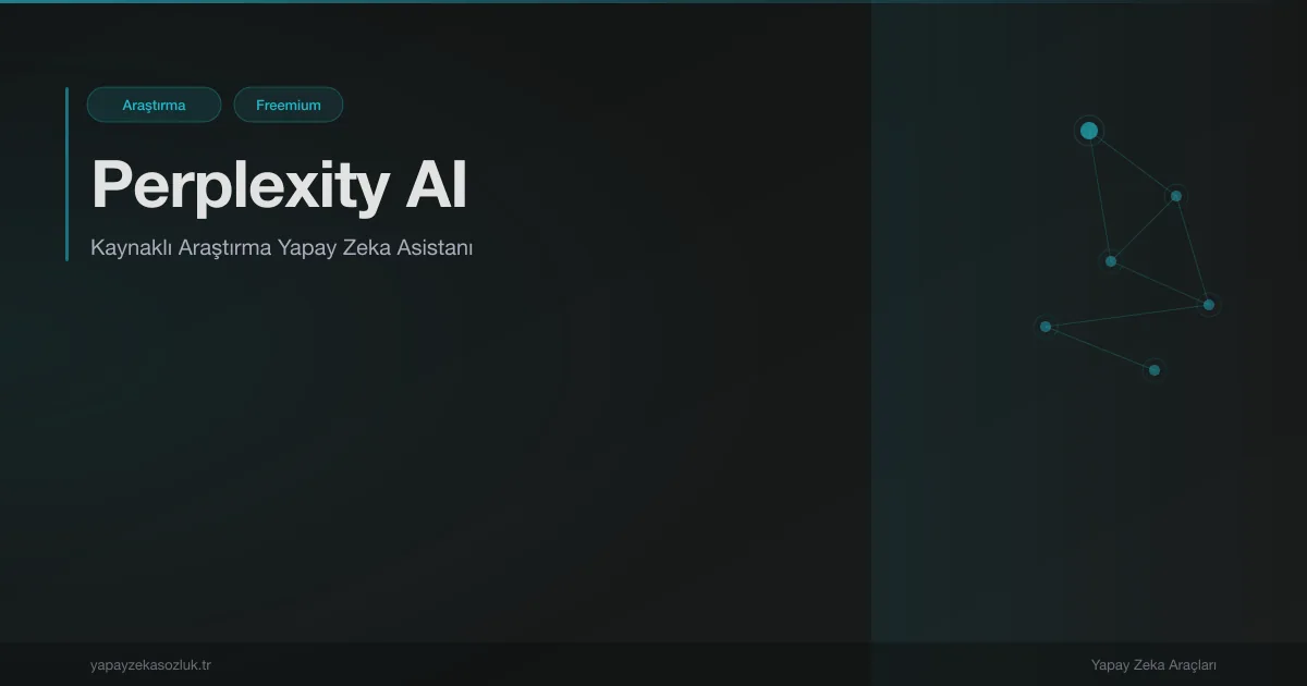 Perplexity AI — araştırma yapay zeka asistanı hero görseli