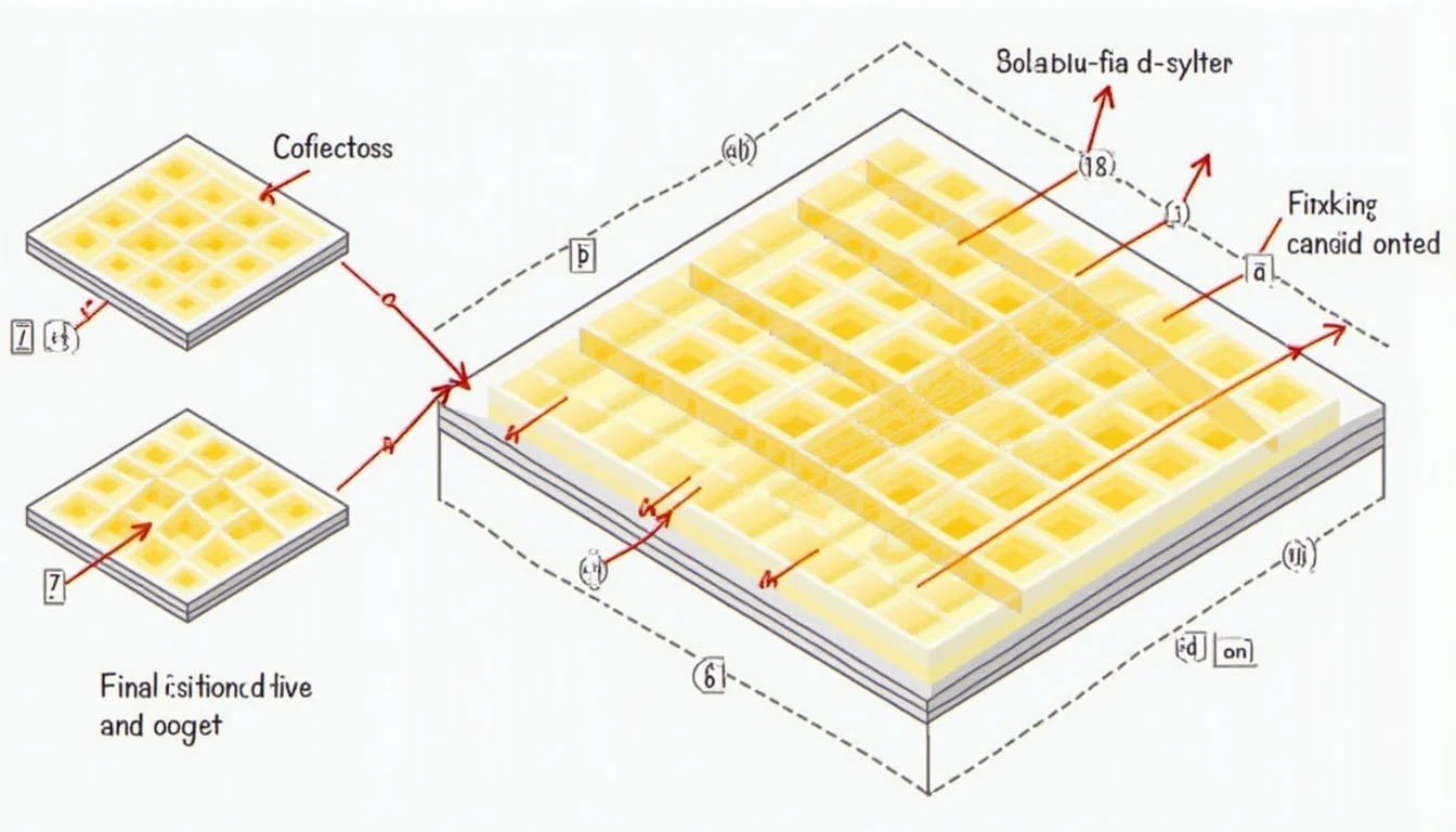 technical diagram of YOLO object detection an image divided into a grid of cells