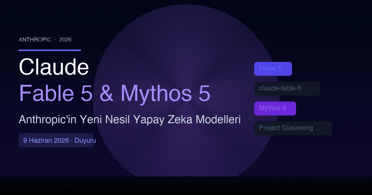 Claude Mythos 5 ve Fable 5 Nedir? Anthropic'in Yeni Modelleri (2026)