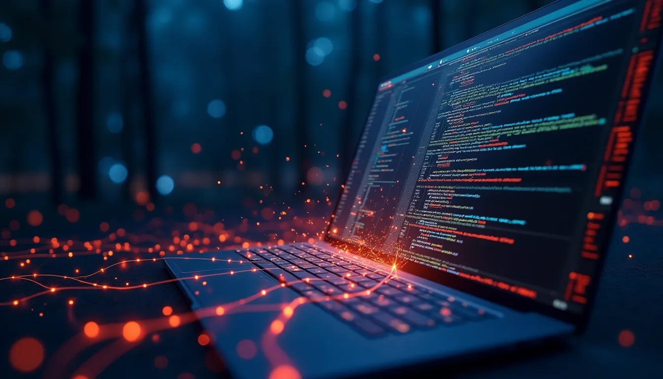 Mistral AI API Python entegrasyonu gösteren editöryal illüstrasyon