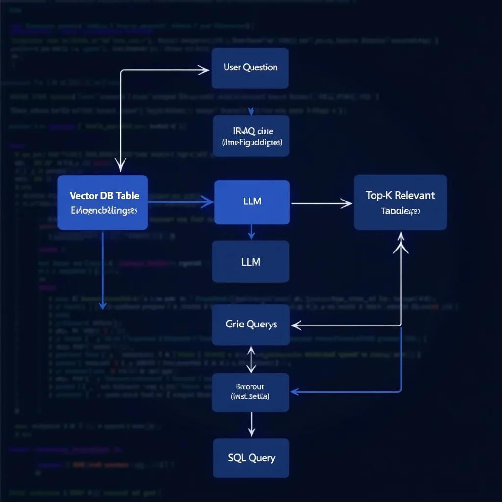 RAG + Text-to-SQL hibrit mimari
