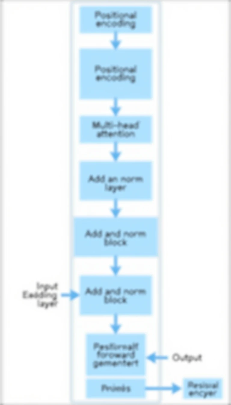 detailed vertical block diagram of a Transformer encoder layer